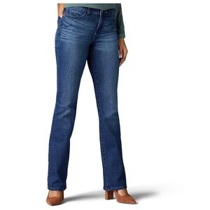 Lee Women's Size 14 Flex Motion Bootcut Jeans Open Sea NWOT Regular Length